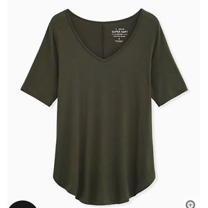 Super Soft Tunic - Olive Green
